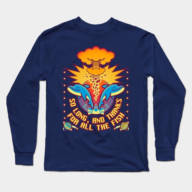 Thanks for all the fish Long Sleeve T-Shirt by KKTEE